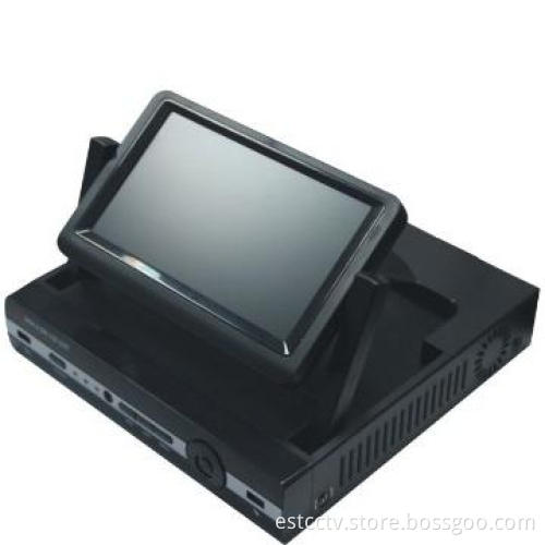 7inch LCD CCTV DVR with NTP, DHCP, Email, UPNP function